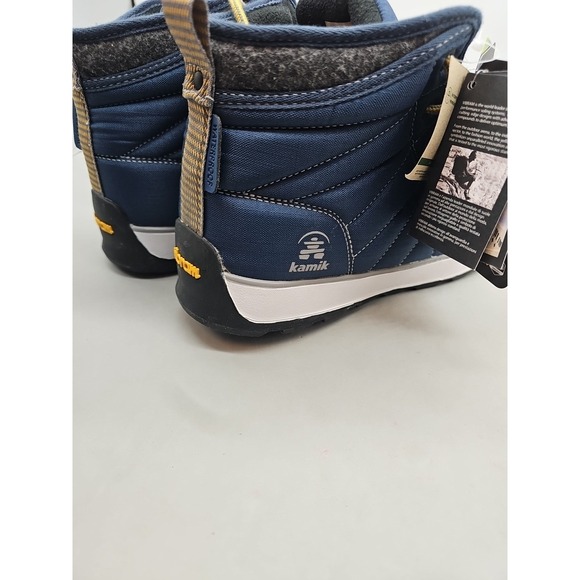 NEW Kamik Spencern Mens 8 Winter Boots -30C Blue Waterproof Insulated Vibram main image 8